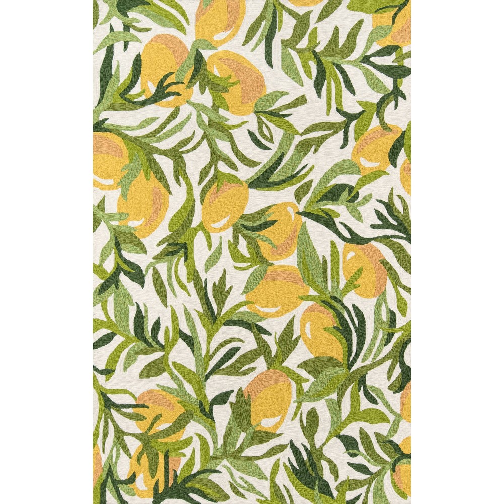 8'x10' Veranda Area Rug Green - Momeni