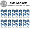 Big Dot of Happiness Royal Prince Charming - Birthday Party Favor Kids Stickers - 16 Sheets - 256 Stickers - 2 of 4