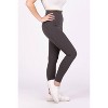 Women's Waistband Flattering High Waist Leggings - COCO + CARMEN - 3 of 3