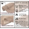Home Weavers Double Ruffle Collection 100% Cotton Tufted Bathroom Rug Set, Non-Slip Latex Bath Rug Set - 4 of 4
