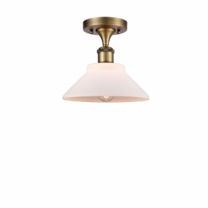 Orwell - 1 Light Semi-Flush Mount In Industrial Style-9 Inches Tall and 8.38 Inches Wide - 1 of 1