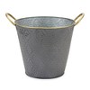 Melrose Metal Aztec Pail Planter (Set of 3) - 2 of 4