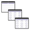 Monthly Desk/Wall Calendar with Plastic Backboard and Bonus Pages, 11 x 8, White/Violet/Red Sheets, 12-Month (Jan-Dec): 2026 - 2 of 4