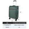 New York XPress XJ-1907-20in-Expandable 20% Luggage-Suitcases with Wheels Hardshell-Softside Luggage-w/TSA LOCK w/Spinner Wheel. - 4 of 4