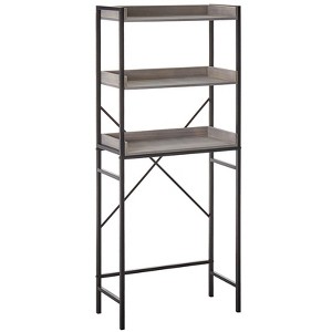 The Lakeside Collection Farmhouse Bathroom Collection - Over Toilet Tower Gray - 1 of 4