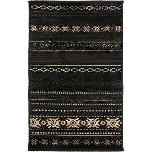 Hauteloom Fogertown Black Western Rug - 1 of 4