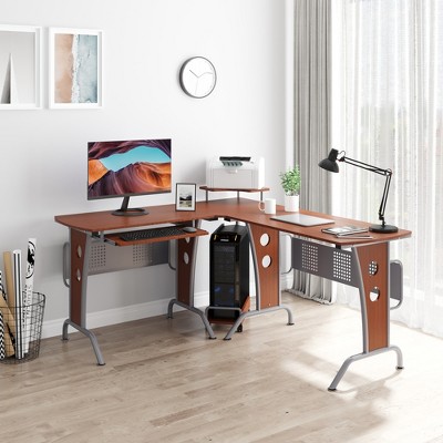 Buy LShaped Corner Computer Office Desk Workstation with