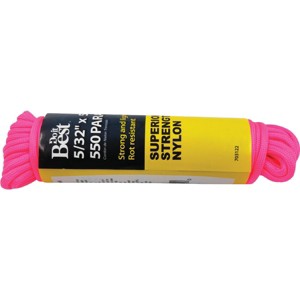 Do it Best  550 5/32 In. x 50 Ft. Pink Nylon Paracord 703122 - 1 of 2