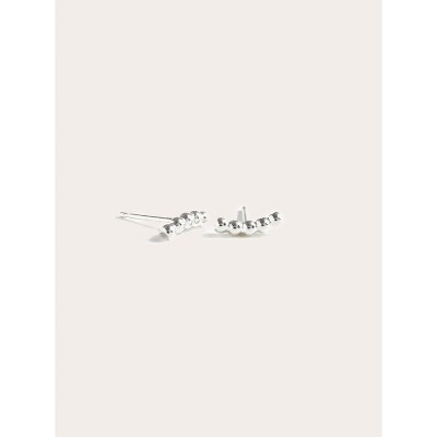 ABLE Women's Caesar Stud Earrings, Sterling Silver