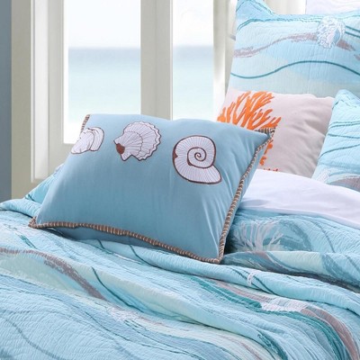 Maui Accessory Dec. Pillow Pair 18" x 18", 12" x 18" by Greenland Home Fashion