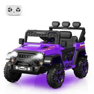 Kids Electric Vehicle for Ages 3-6, 12V Battery Powered Ride On Car with 2.4G Remote Control - 1 of 4