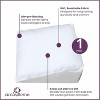 Circles Home Wedge Pillow Cover 100% Cotton, Zippered Wedge Pillow Case Protector 1 Piece - 3 of 4