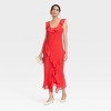 Women's Ruffle Slip Dress - A New Day™ - 3 of 3