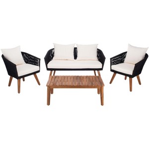 Velso 4 Pc Living Set - Indoor/Outdoor - PAT7072 - Safavieh - 1 of 4