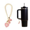 Unique Bargains Heart Bow Water Cup Pendant 1 Pc - 3 of 4