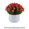 Unique Bargains Artificial Plants Scandinavian-style Plastic 3.35"x3.35"x6.69" 1 Pc - 3 of 4