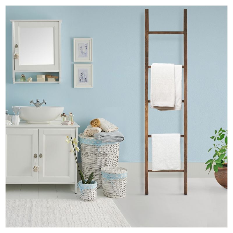 Decorative Ladder with Solid Hardwood - Flora Home, 4 of 8