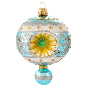 Miss Christmas 4.5 Inch Pc Chatham In Turquoise Christmas Tree Ornament , Christmas Decor Holidays Christmas Decoration (1PC) - 1 of 4