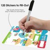 Big Dot of Happiness Tropical Christmas - Assorted Beach Santa Holiday Party Gift Tag Labels - To and From Stickers - 12 Sheets - 120 Stickers - 3 of 4