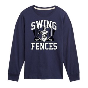 Boys' - Instant Message - Swing For The Fences Long Sleeve Graphic T-Shirt - 1 of 4