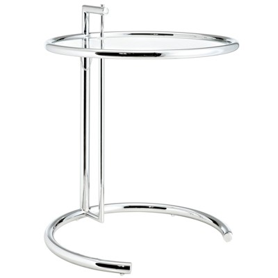 Eileen Gray Side Table Silver - Modway