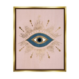 Stupell Industries Evil Eye Glam Boho Pattern Framed Canvas, 17 x 1.7 x 21 - 1 of 3