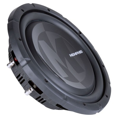 Memphis Audio PRXS1244 12" Power Reference Dual 4-Ohm Shallow Mount Subwoofer - 350 wRMS