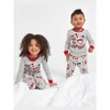 The Children's Place Baby Christmas Glow In The Dark Long Sleeve Santa Dancing Snug Fit Cotton Pajamas - 4 of 4