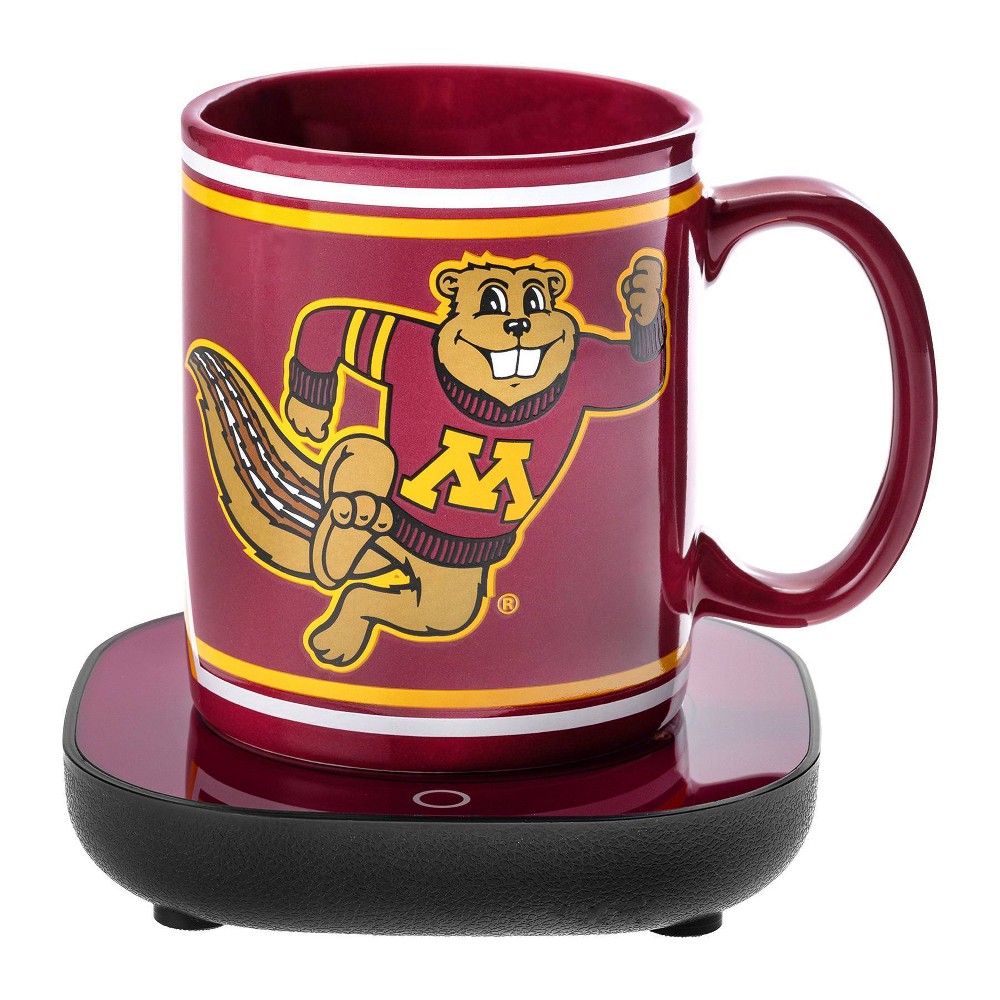 Photos - Glass Uncanny Brands Minnesota Golden Gophers 12oz Mug Warmer Set 