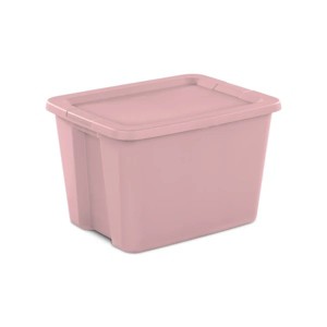 Racxily 4-Pack Storage Bin, 18 Gallon Plastic Storage Container with Snap-On Lid - 1 of 3