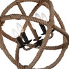 CWI Lighting Padma 5 Light Up Chandelier With Black Finish - 3 of 4