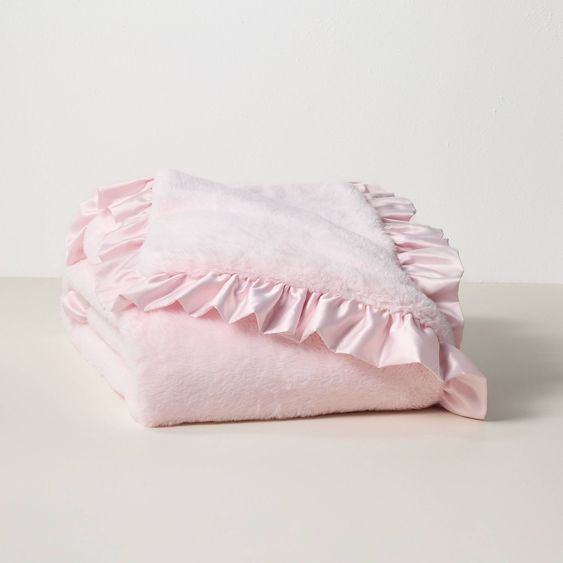 Plush Ruffle Throw Blanket - Simply Shabby Chic