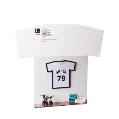 Classic Black Acrylic Wall-Mounted T-Shirt Display Frame