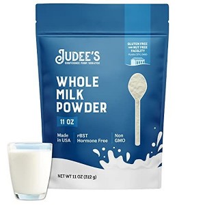 Judees Pure Whole Milk Powder 11oz - 100% Non-GMO, rBST Hormone-Free, Gluten-Free and Nut-Free - Pantry Staple, Baking Ready - 1 of 4
