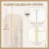Adjustable 4 Tier Floor to Ceiling Cat Tree Tower for Indoor Cats,87" Climbing Tower with Plush Perches,Sisal Scratcher and Toy Ball–LAOTIES - 4 of 4