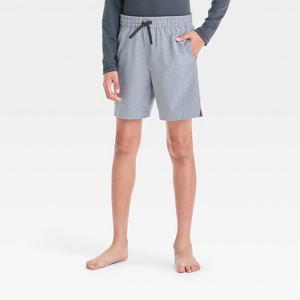 Boys' Solid Hybrid Swim Shorts - art class™ - 1 of 3