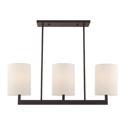 Livex Lighting Hayworth 3 - Light Chandelier in  Bronze