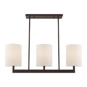 Livex Lighting Hayworth 3 - Light Chandelier in  Bronze - 1 of 4