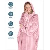 The Bare Homey - Adult Wearable Blanket - Microplush Side Pockets - 4 of 4