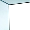 HomeRoots 43" Clear Glass Computer Desk - 4 of 4