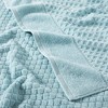 Cotton Quick-Dry Diamond Textured Bath Towel - Great Bay Home - 2 of 4