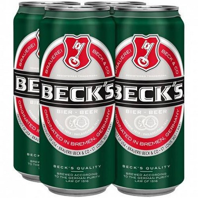 Beck's Beer - 4pk/16 Fl Oz Cans : Target