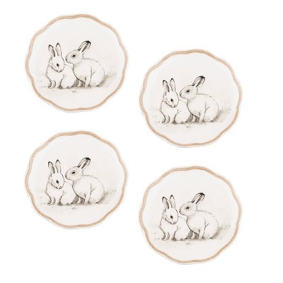 Gallerie II Woodland Rabbit Plate Set of 4