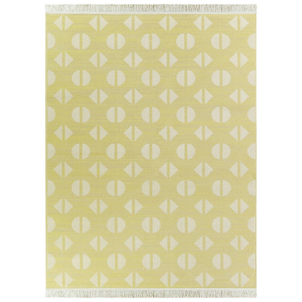 7'10inx10' Konrad Geometric Flatweave Kids' Rug Yellow - Balta Rugs