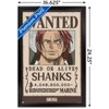 Trends International One Piece - Shanks Wanted Poster Framed Wall Poster Prints - 3 of 4