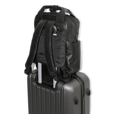 Club Rochelier Leather Backpack with Double Handles and Multi Pockets — фото 6