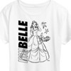 Women's - Disney - Belle Sketch Short Sleeve Graphic T-Shirt - 2 of 4
