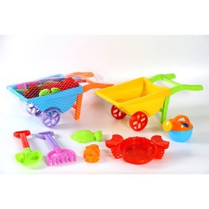 Beach Toy Playset With Wheelbarrow (Colors May Vary) - 1 of 4