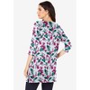 Roaman's Women's Plus Size Boatneck Ultimate Tunic With Side Slits - 3 of 4