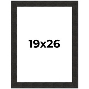 PosterPalooza | Contemporary Black Picture Frame - UV Acrylic, Foam Board Backing, Hanging Hardware - 1 of 4